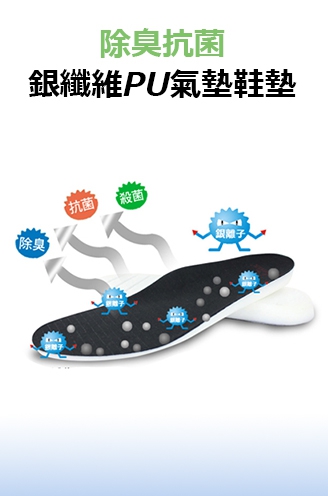 PAMAX帕瑪斯氣墊鞋墊-銀纖氣墊-抗菌防臭氣墊鞋墊-AIR001